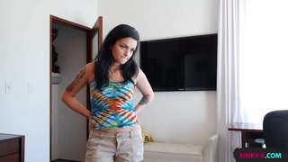 My stepsister just won&amp;#039;t quit hitting on me until I put her on her fours and fuck that tight slurping pussy to orgasm - Kylie Foxxx