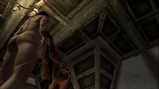 The Elder Porno V: Skyrim - Abgeschworen Babe Saugt an fickt