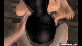 İsti 3D babe ağır sikilmiş olur, iki tərəfdaşları vanna otağı