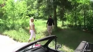 Jen se setkal a přímo na les a v prdeli