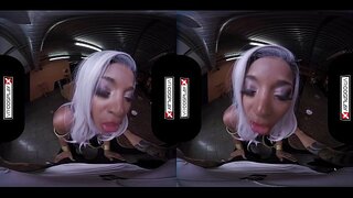 VR Cosplay Mol Jasmine Webb &#039; s Pussy Lëppsen Fir Däi Schwanz