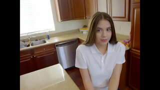 Schoolgirl is Fucked and Comes In