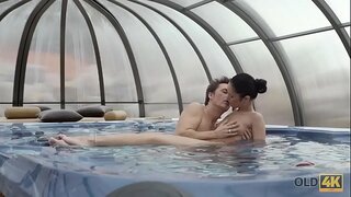 OLD4K. Tender Sex an Jacuzzi