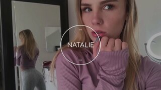 Watch This Tiny Girl Rub That Cock So Good In The End