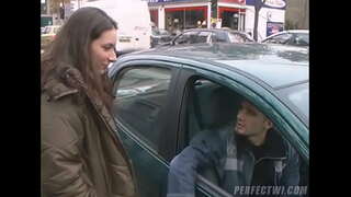 Big bitch gets fucked by two guys have taken a stop